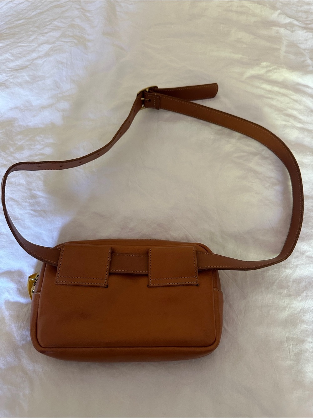 Clare V belt bag EUC Tan Leather - Picture 3 of 6